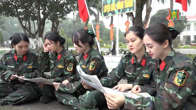 Những ngày đầu quân ngũ của các nữ tân binh | Truyền hình Quốc phòng Thủ đô | 10/03/2024
