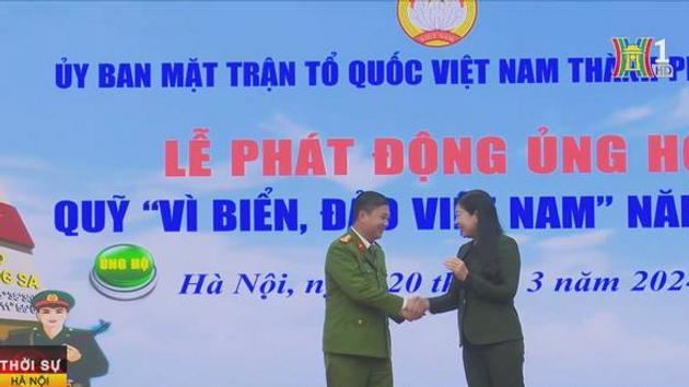 Hà Nội tích cực ủng hộ quỹ Vì biển, đảo Việt Nam