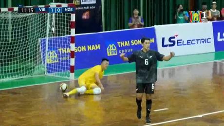 Đội tuyển futsal Việt Nam, New Zealand hoà 2-2