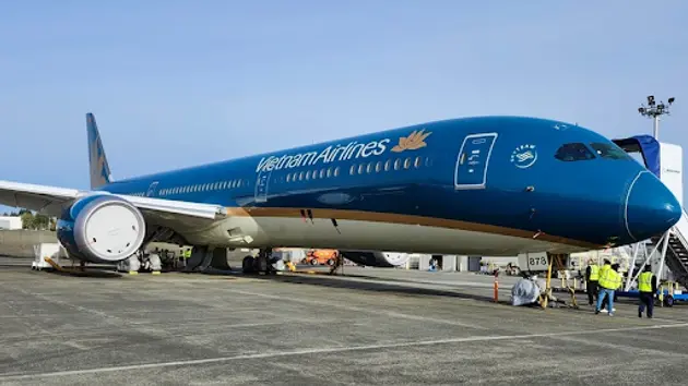 Vietnam Airlines tiếp nhận máy bay Boeing 787-10 thứ 5