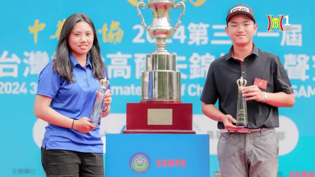 Nguyễn Anh Minh ẵm chức vô địch giải golf Đài Loan