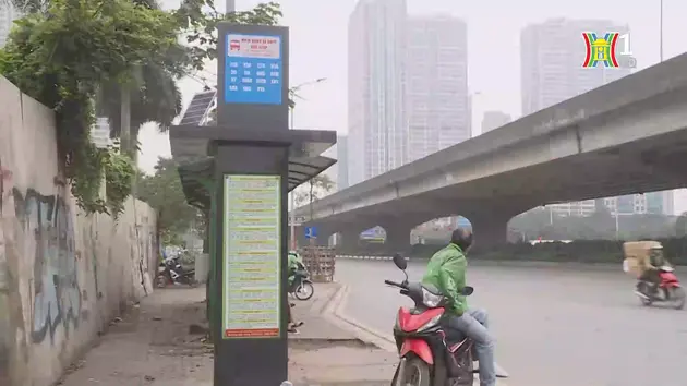 Điểm dừng chờ xe buýt tiêu chuẩn châu Âu tại Hà Nội