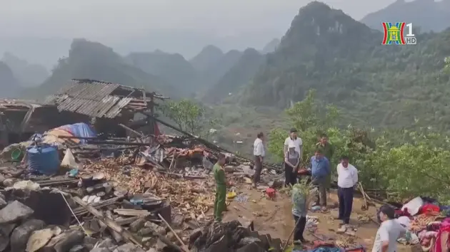 Mưa lớn, 1 người chết vì nhà sập tại Hà Giang
