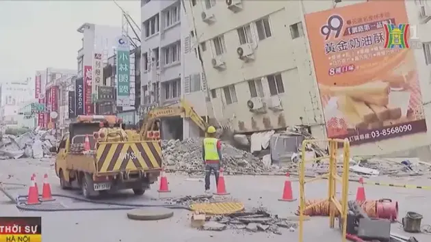 Đài Loan (Trung Quốc) rung chuyển vì hơn 80 trận động đất