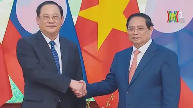 Thủ tướng Phạm Minh Chính tiếp Thủ tướng Lào Sonexay Siphandone 
