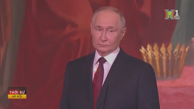 Tổng thống Putin dự lễ Phục sinh