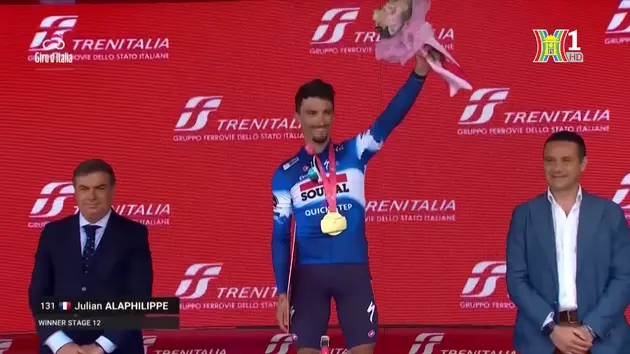 Julian Alaphilippe về nhất chặng 12 Giro D’talia