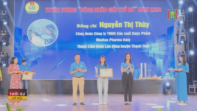 Tuyên dương 100 công nhân giỏi Thủ đô năm 2024