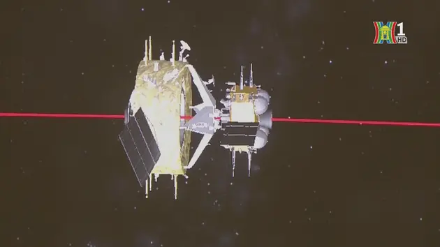 Tàu Thường Nga-6 ghép nối thành công trên quỹ đạo Mặt Trăng