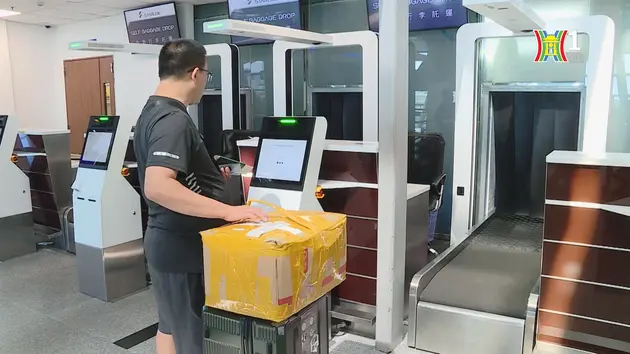 Sân bay Đà Nẵng vận hành quầy tự gửi hành lý