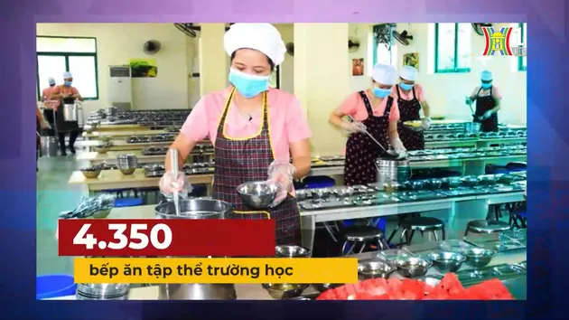 Đảm bảo ATTP, dinh dưỡng tại bếp ăn tập thể trường học | Nói về ATTP và dinh dưỡng | 15/06/2024
