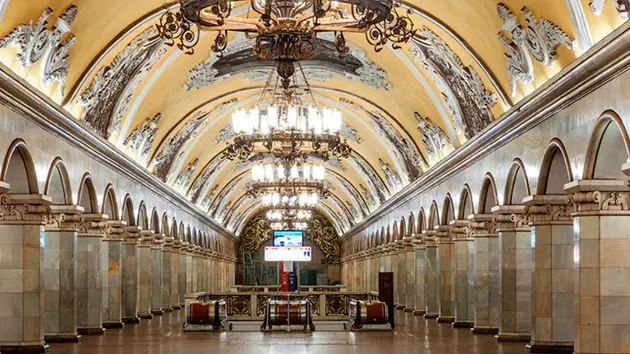 Ga tàu điện ngầm Moscow, kiệt tác kiến trúc thế giới