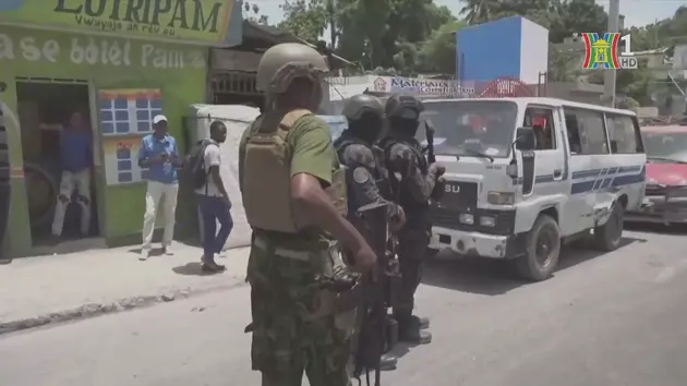 Cảnh sát Kenya tuần tra đường phố thủ đô Haiti