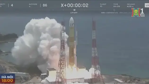 Nhật Bản phóng vệ tinh ứng phó thảm hoạ thiên nhiên