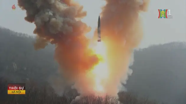 Triều Tiên phóng thử một tên lửa đạn đạo chiến thuật mới
