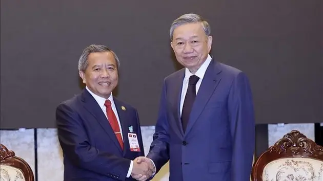 Chủ tịch nước Tô Lâm tiếp Hội Hữu nghị Lào-Việt