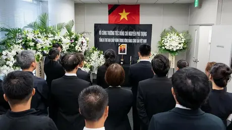 Lễ viếng Tổng Bí thư Nguyễn Phú Trọng tại Fukuoka Nhật Bản