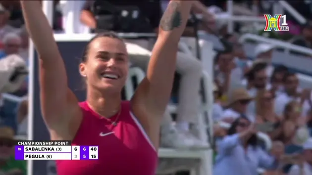 Aryna Sabalenka vô địch Cincinnati 2024
