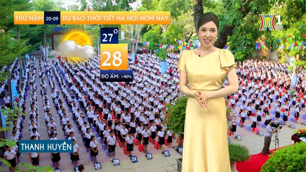 Dự báo thời tiết | 05/09/2024