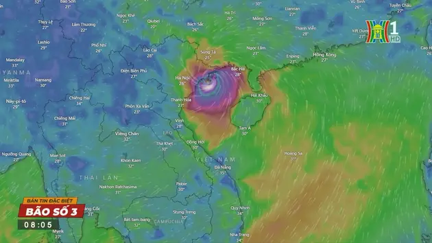 Tin bão khẩn cấp: Bão Yagi còn cách Quảng Ninh 120 km