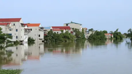 Thành phố Hà Hội báo động lũ trên sông Tích