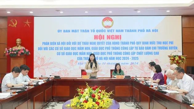 Hà Nội thu học phí trực tuyến bằng 75% mức trực tiếp