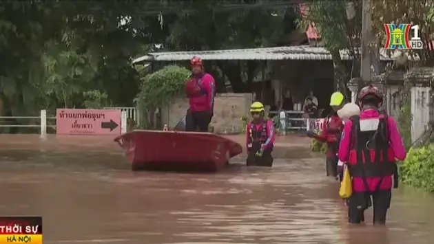 Bão Yagi gây mưa lũ tại Lào, Thái Lan và Myanmar