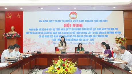 Hà Nội thu học phí trực tuyến bằng 75% mức trực tiếp