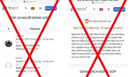 Cảnh báo nhiều tài khoản giả mạo MTTQ kêu gọi ủng hộ