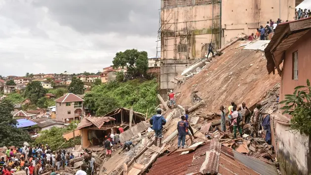 Sập tòa nhà ở Sierra Leone ít nhất 8 người tử vong