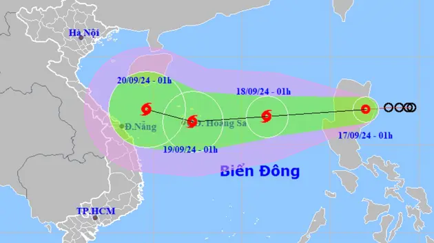 Áp thấp nhiệt đới vào biển Đông, sẽ mạnh lên thành bão