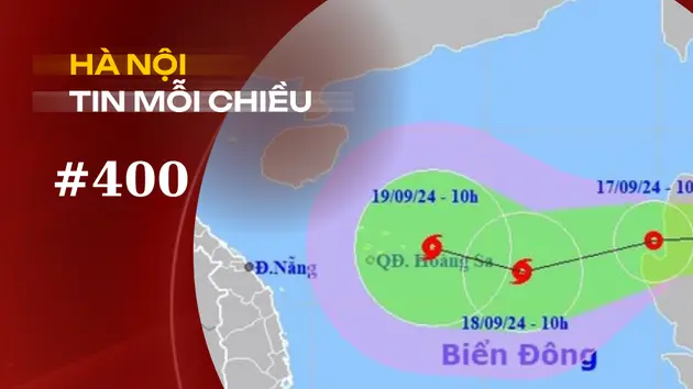 Bão số 4 lại vào Việt Nam | Hà Nội tin mỗi chiều