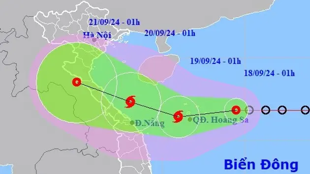 Áp thấp nhiệt đới khẩn cấp khả năng mạnh lên thành bão