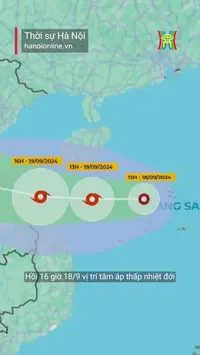 Bão số 4 hướng thẳng Quảng Trị - Quảng Nam