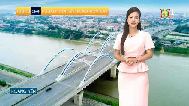 Dự báo thời tiết | 25/09/2024
