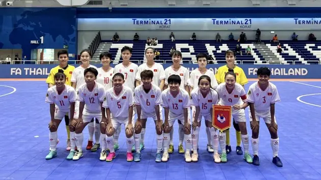 Việt Nam ngược dòng thắng Đài Loan tại Women's Futsal Championship 2024