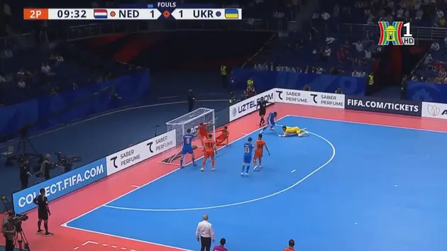 Đội tuyển futsal Ukraine vào tứ kết