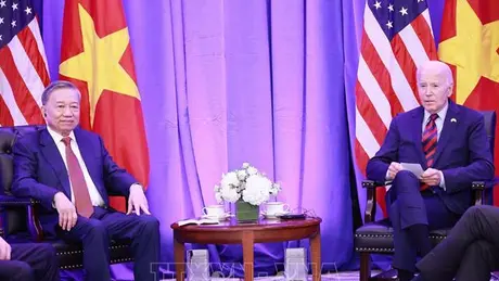 Tổng Bí thư, Chủ tịch nước Tô Lâm gặp Tổng thống Hoa Kỳ Joe Biden