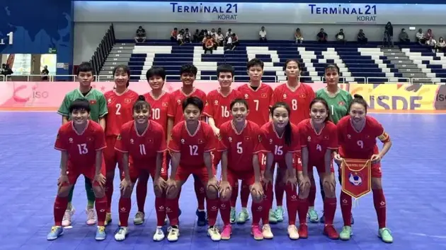 Đội tuyển futsal nữ Việt Nam thắng đậm tuyển Trung Quốc