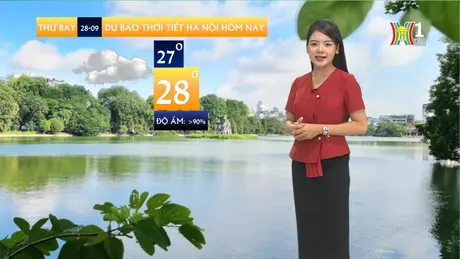 Dự báo thời tiết | 28/09/2024
