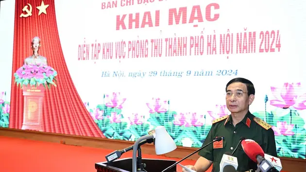 Diễn tập khu vực phòng thủ thành phố Hà Nội
