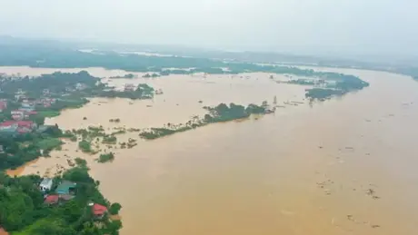 Lũ sông Thao lên nhanh, có thể ở mức báo động 3