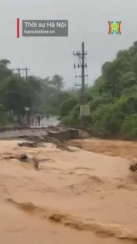 Ứng phó với lũ trên sông Thao