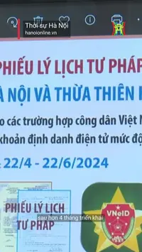 Thí điểm sổ sức khỏe điện tử qua Vneid