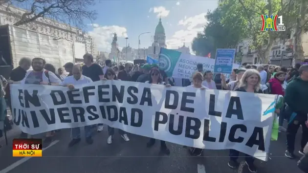 Argentina: Biểu tình lớn phản đối cắt giảm ngân sách giáo dục