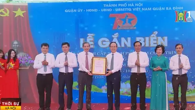 Hai công trình chào mừng 70 năm Ngày Giải phóng Thủ đô