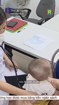 Hà Nội triển khai tiêm vaccine phòng bệnh sởi vào ngày 14/10