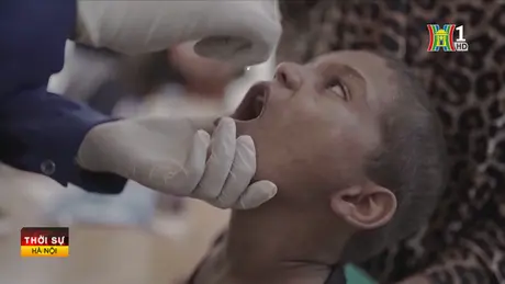 Gaza triển khai chiến dịch vaccine bại liệt đợt hai