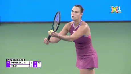 Aryna Sabalenka vào bán kết giải quần vợt Vũ Hán mở rộng