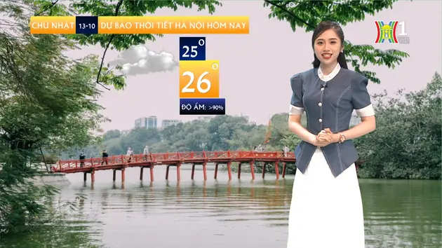 Dự báo thời tiết | 13/10/2024